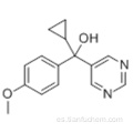 5-Pirimidinometanol, a-ciclopropil-a- (4-metoxifenilo) - CAS 12771-68-5